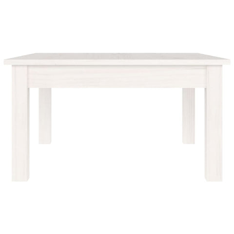 vidaXL Coffee Table White 55x55x30 cm Solid Wood Pine