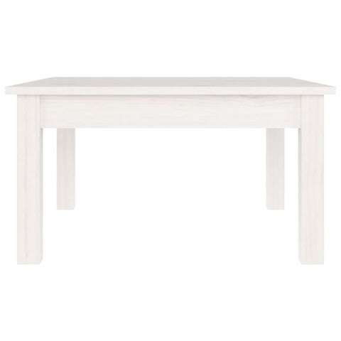 vidaXL Coffee Table White 55x55x30 cm Solid Wood Pine