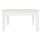 vidaXL Coffee Table White 55x55x30 cm Solid Wood Pine