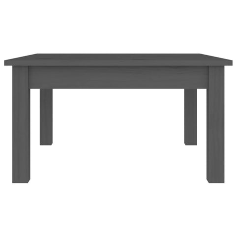 vidaXL Coffee Table Grey 55x55x30 cm Solid Wood Pine