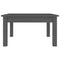 vidaXL Coffee Table Grey 55x55x30 cm Solid Wood Pine
