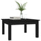 vidaXL Coffee Table Black 55x55x30 cm Solid Wood Pine
