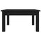 vidaXL Coffee Table Black 55x55x30 cm Solid Wood Pine