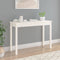 vidaXL Console Table White 110x40x75 cm Solid Wood Pine