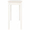 vidaXL Console Table White 110x40x75 cm Solid Wood Pine