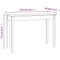 vidaXL Console Table White 110x40x75 cm Solid Wood Pine