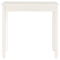 vidaXL Console Table White 80x40x75 cm Solid Wood Pine