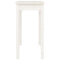 vidaXL Console Table White 80x40x75 cm Solid Wood Pine