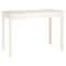 vidaXL Dining Table White 110x55x75 cm Solid Wood Pine
