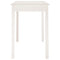 vidaXL Dining Table White 110x55x75 cm Solid Wood Pine