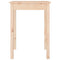 vidaXL Dining Table 55x55x75 cm Solid Wood Pine