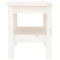 vidaXL Coffee Table White 35x35x40 cm Solid Wood Pine