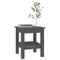 vidaXL Coffee Table Grey 35x35x40 cm Solid Wood Pine