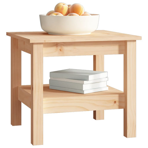 vidaXL Coffee Table 45x45x40 cm Solid Wood Pine