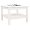 vidaXL Coffee Table White 55x55x40 cm Solid Wood Pine