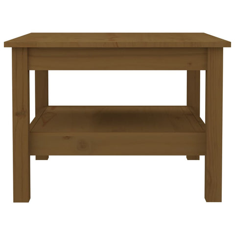 vidaXL Coffee Table Honey Brown 55x55x40 cm Solid Wood Pine