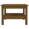 vidaXL Coffee Table Honey Brown 55x55x40 cm Solid Wood Pine