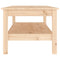 vidaXL Coffee Table 110x50x40 cm Solid Wood Pine