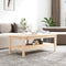 vidaXL Coffee Table 110x50x40 cm Solid Wood Pine