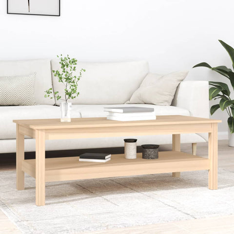 vidaXL Coffee Table 110x50x40 cm Solid Wood Pine