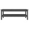vidaXL Coffee Table Grey 110x50x40 cm Solid Wood Pine
