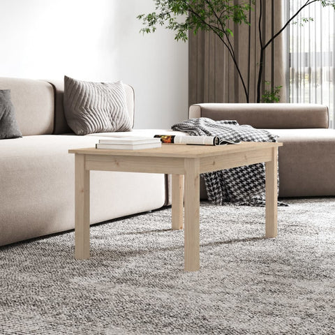 vidaXL Coffee Table 80x50x40 cm Solid Wood Pine
