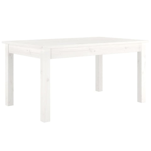 vidaXL Coffee Table White 80x50x40 cm Solid Wood Pine