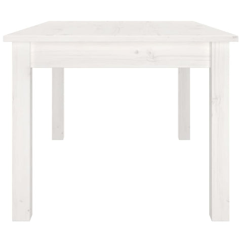 vidaXL Coffee Table White 80x50x40 cm Solid Wood Pine