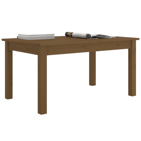 vidaXL Coffee Table Honey Brown 80x50x40 cm Solid Wood Pine