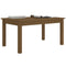 vidaXL Coffee Table Honey Brown 80x50x40 cm Solid Wood Pine
