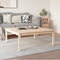 vidaXL Coffee Table 100x100x40 cm Solid Wood Pine