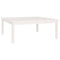 vidaXL Coffee Table White 100x100x40 cm Solid Wood Pine