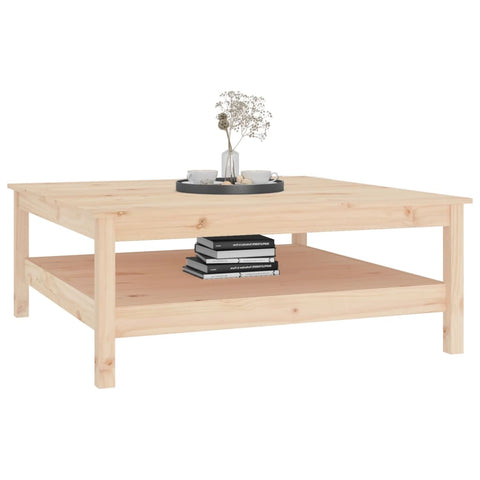 vidaXL Coffee Table 100x100x40 cm Solid Wood Pine