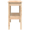 vidaXL Console Table 110x40x75 cm Solid Wood Pine