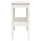 vidaXL Console Table White 110x40x75 cm Solid Wood Pine