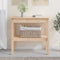 vidaXL Console Table 80x40x75 cm Solid Wood Pine