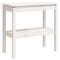 vidaXL Console Table White 80x40x75 cm Solid Wood Pine