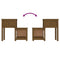 vidaXL Bedside Cabinet 2pcs Honey Brown 79.5x38x65.5cm Solid Wood Pine
