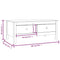 vidaXL Coffee Table 100x50x40 cm Solid Wood Pine
