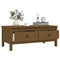 vidaXL Coffee Table Honey Brown 100x50x40 cm Solid Wood Pine