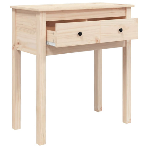 vidaXL Console Table 70x35x75 cm Solid Wood Pine