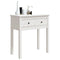 vidaXL Console Table White 70x35x75 cm Solid Wood Pine