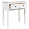 vidaXL Console Table White 70x35x75 cm Solid Wood Pine