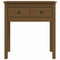 vidaXL Console Table Honey Brown 70x35x75 cm Solid Wood Pine