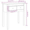 vidaXL Console Table Honey Brown 70x35x75 cm Solid Wood Pine