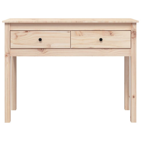 vidaXL Console Table 100x35x75 cm Solid Wood Pine