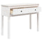 vidaXL Console Table White 100x35x75 cm Solid Wood Pine