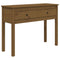 vidaXL Console Table Honey Brown 100x35x75 cm Solid Wood Pine