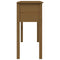 vidaXL Console Table Honey Brown 100x35x75 cm Solid Wood Pine