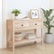 vidaXL Console Table 100x35x75 cm Solid Wood Pine